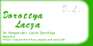 dorottya lacza business card